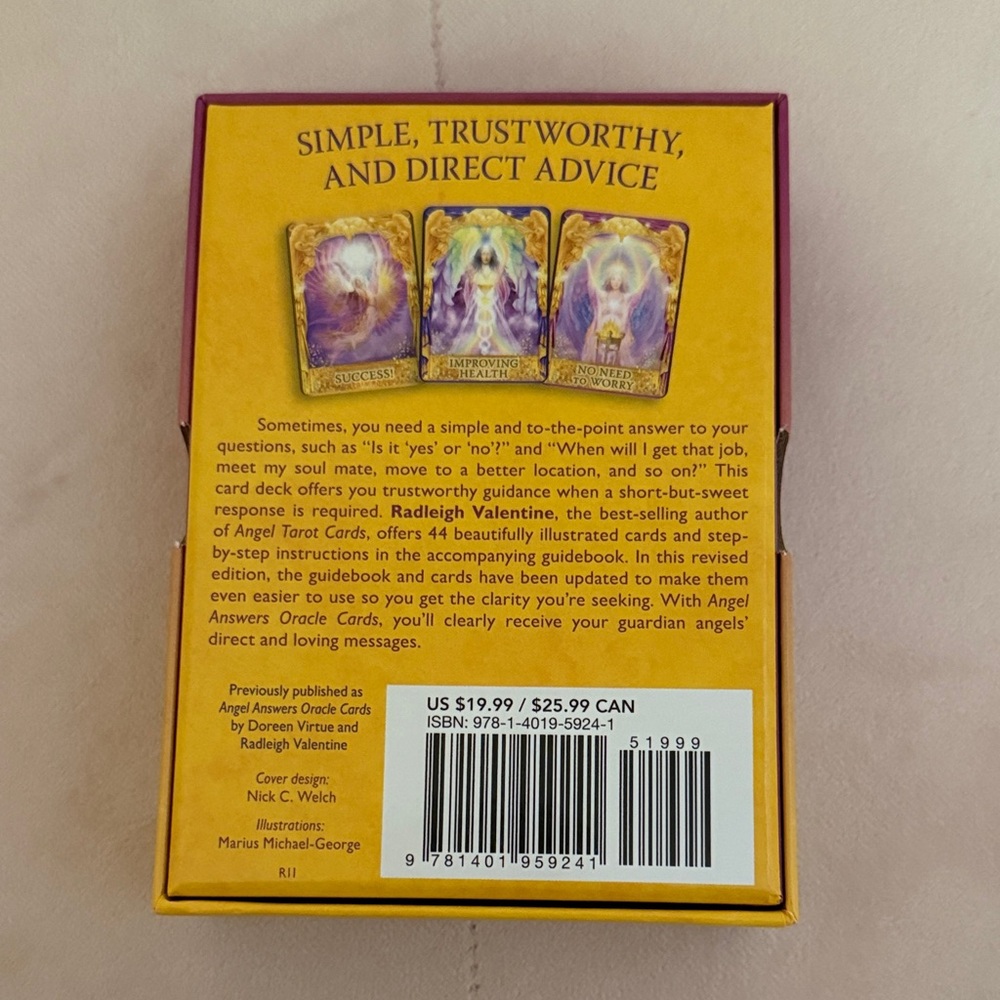 Card Games — Angel Answers Oracle Card Deck - Picture 2 of 2